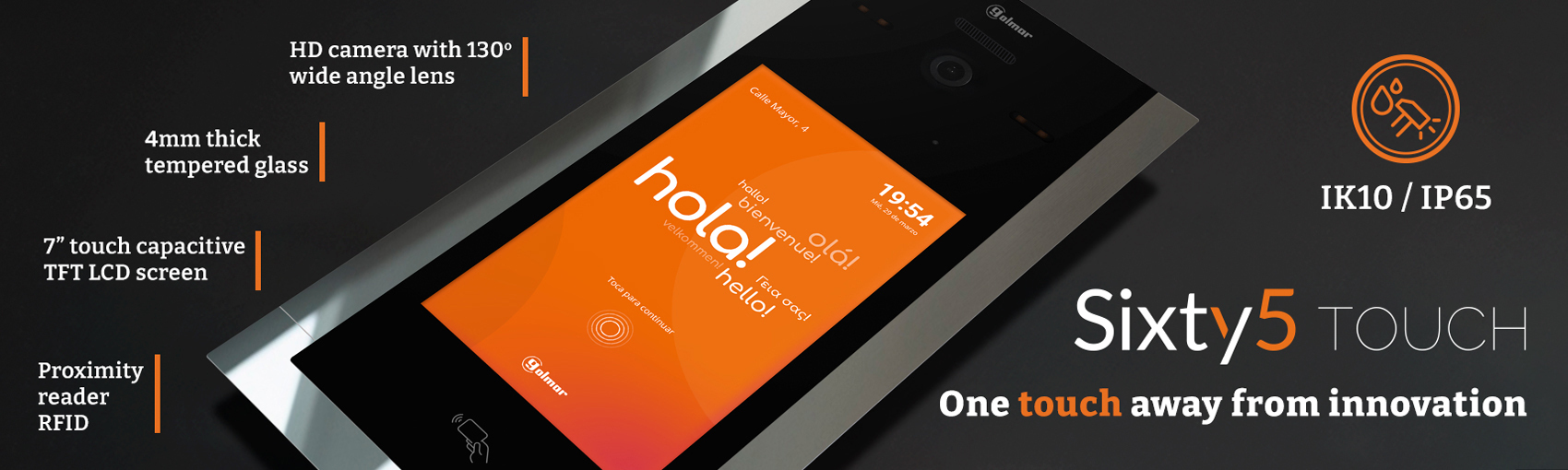 Серията Sixty5 TOUCH от Golmar. Едно докосване до иновациите